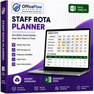 Excel Staff Rota Planner