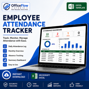 Employee Attendance Tracker Excel Templates