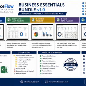Business Essentials Bundle Excel Templates