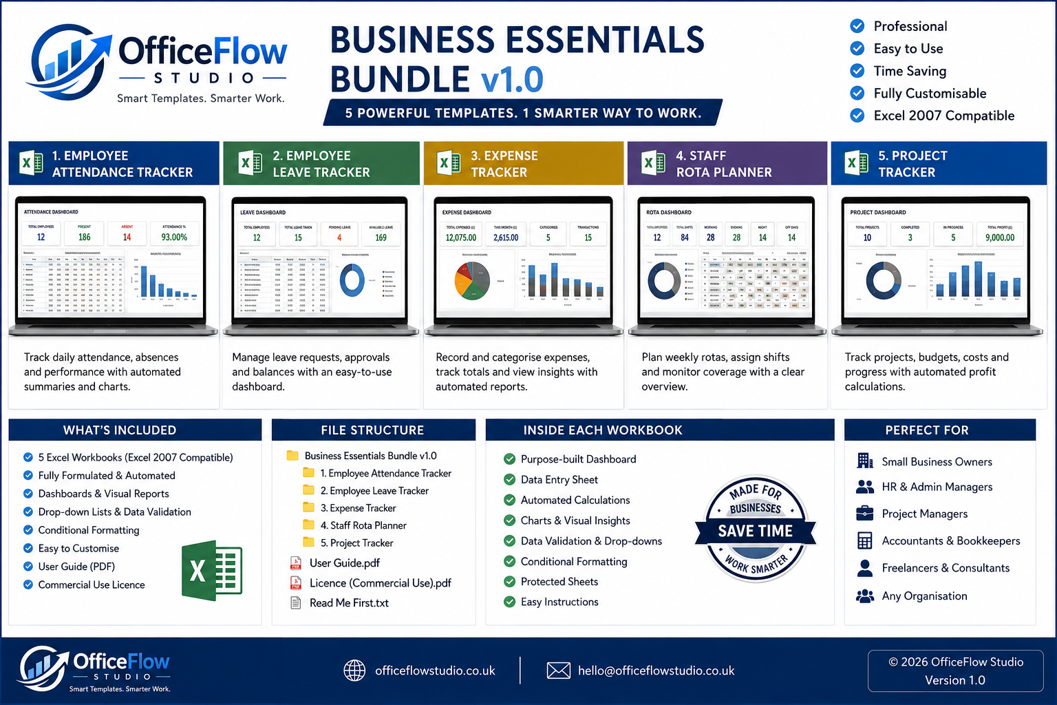 OfficeFlow Studio Business Essentials Bundle