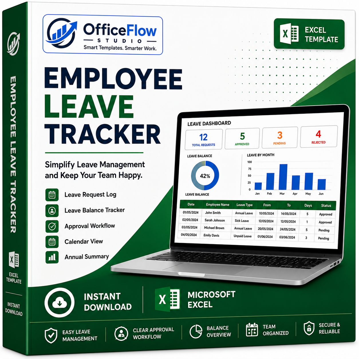 Excel Employee Leave Tracker